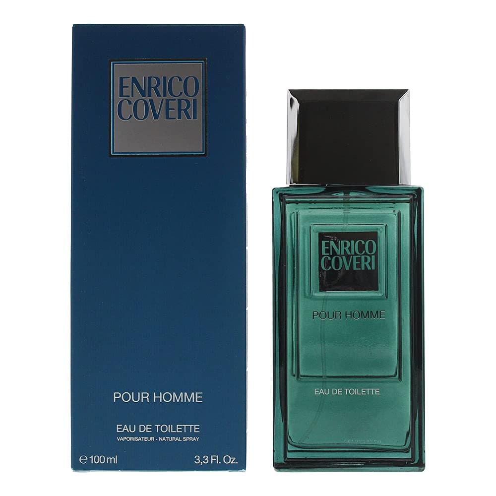 Enrico Coveri Pour Homme Eau de Toilette Spray, 3.3 Ounce
