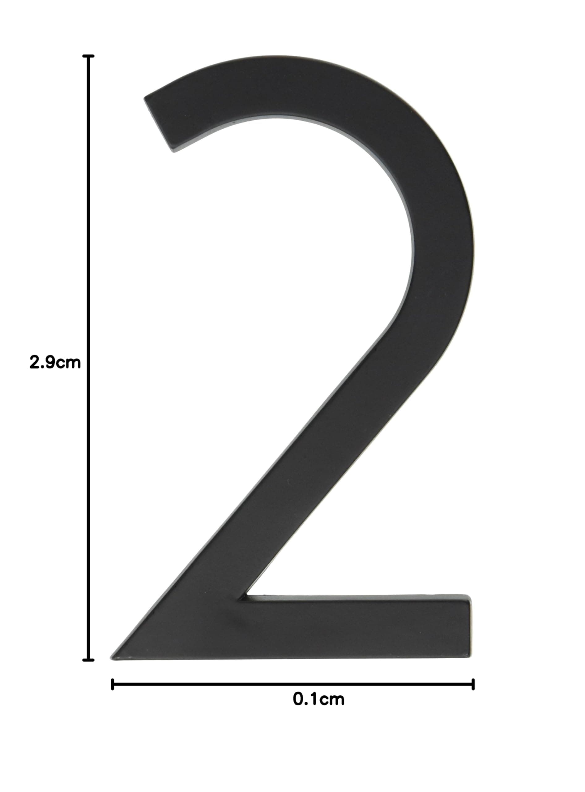 HY-KO PRODUCTS CO FM-6/2 FLOATING MOUNT HOUSE NUMBER 6" BLACK # 2