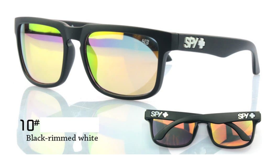 Thinkbay Retro Square Mens Sunglasses Anti-reflective Multicolors Sports Uv Protection (Color 10)