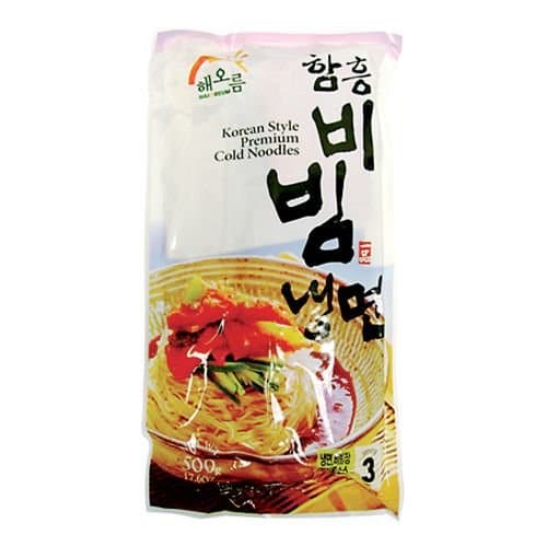 Haioreum Korean Style Premium Cold Noodles (Ham Hung) 3 Servings 500g