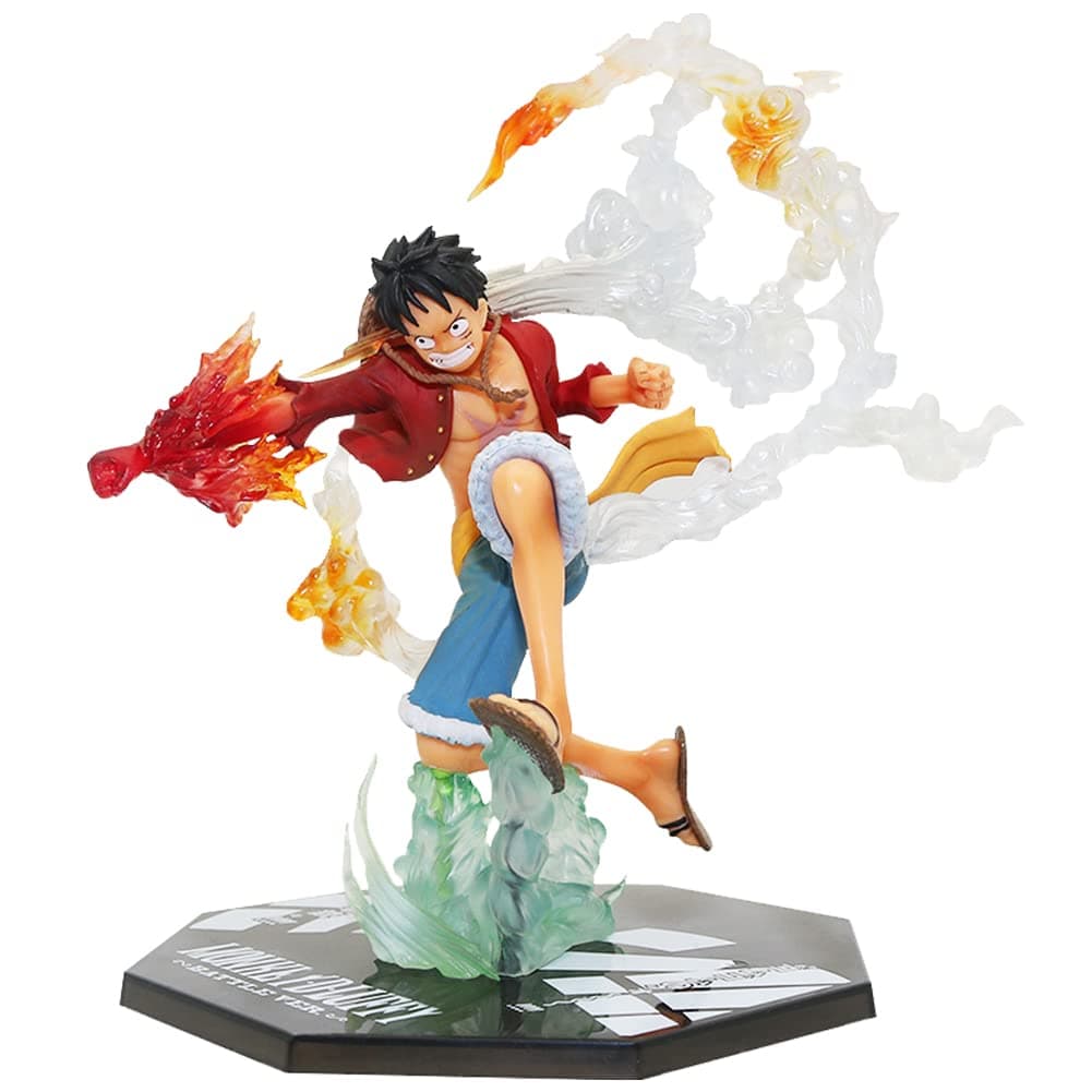 One Piece Anime Figure Model, PVC Figures Collectible Statue Decoration Themed Character for Kids Toy, Desktop Ornaments