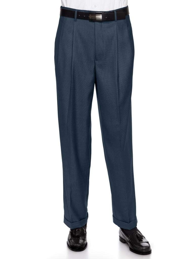 Mens Pleate Front Traditional Fit Dress Pant