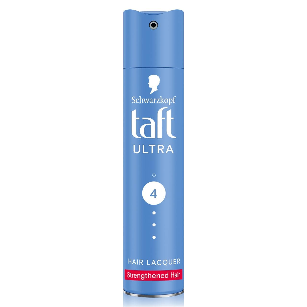 TAFT Schwarzkopf Ultra Hairspray For Strengthened Hair Hold 4, Lasts 24 Hours, Protects From Wind And Humidity, No Stickiness, Easy To Brush Out, For Salon Like Finish - 250Ml