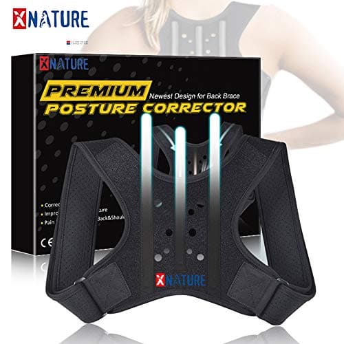 Posture Corrector for Women and Men/Breathable-Adjustable Concealed Back Straightener/Lumbar Support,Used to Relieve Upper Back Pain