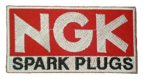 NGK SPARK PLUGS iridium Motocross Cars Label T Shirts PN07 Patches