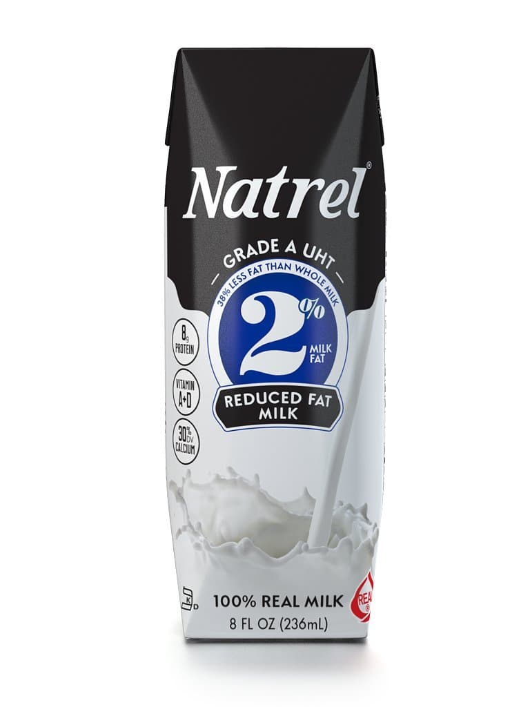 Natrel 2% Milk,8.0 Ounce (Pack of 18)