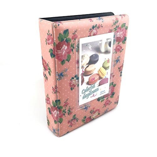 Fuji Photo Album for Fuji Mini 11 7+ 9 7s /8/8+/70/90/25 26/50s/ Mini 40 Polaroid Cameras film (Pink)