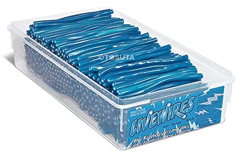 Livewires Cream Cables, 300 Count, Blue Raspberry {Imported from Canada}
