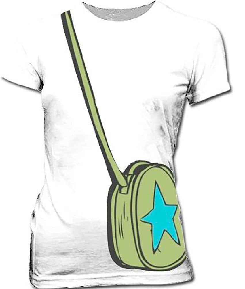 Scott Pilgrim vs. The World Ramona Flowers Bag White Juniors T-Shirt Tee