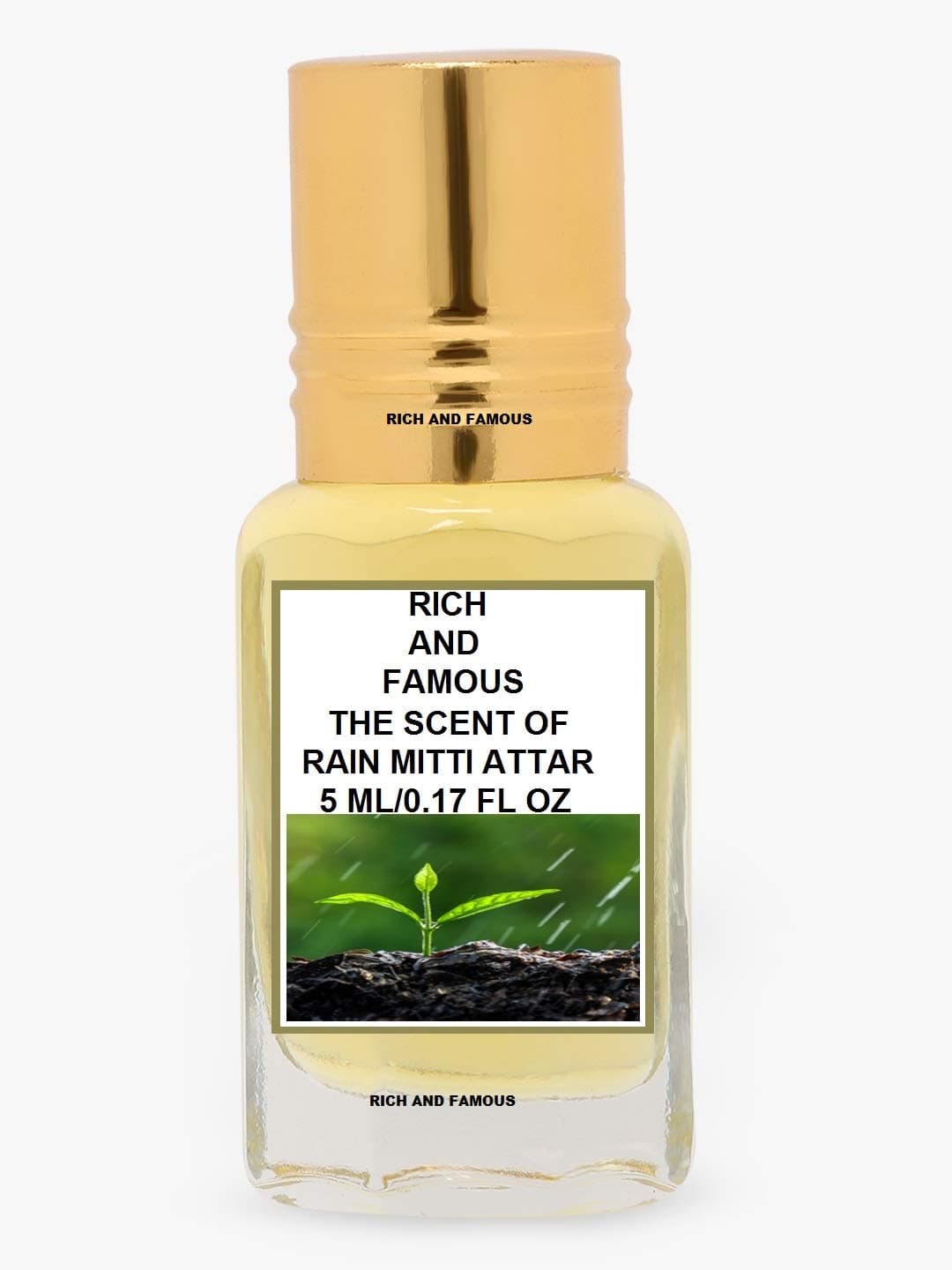 RICH AND FAMOUS The Scent Of Rain Mitti Attar For Men & Women (5ml)