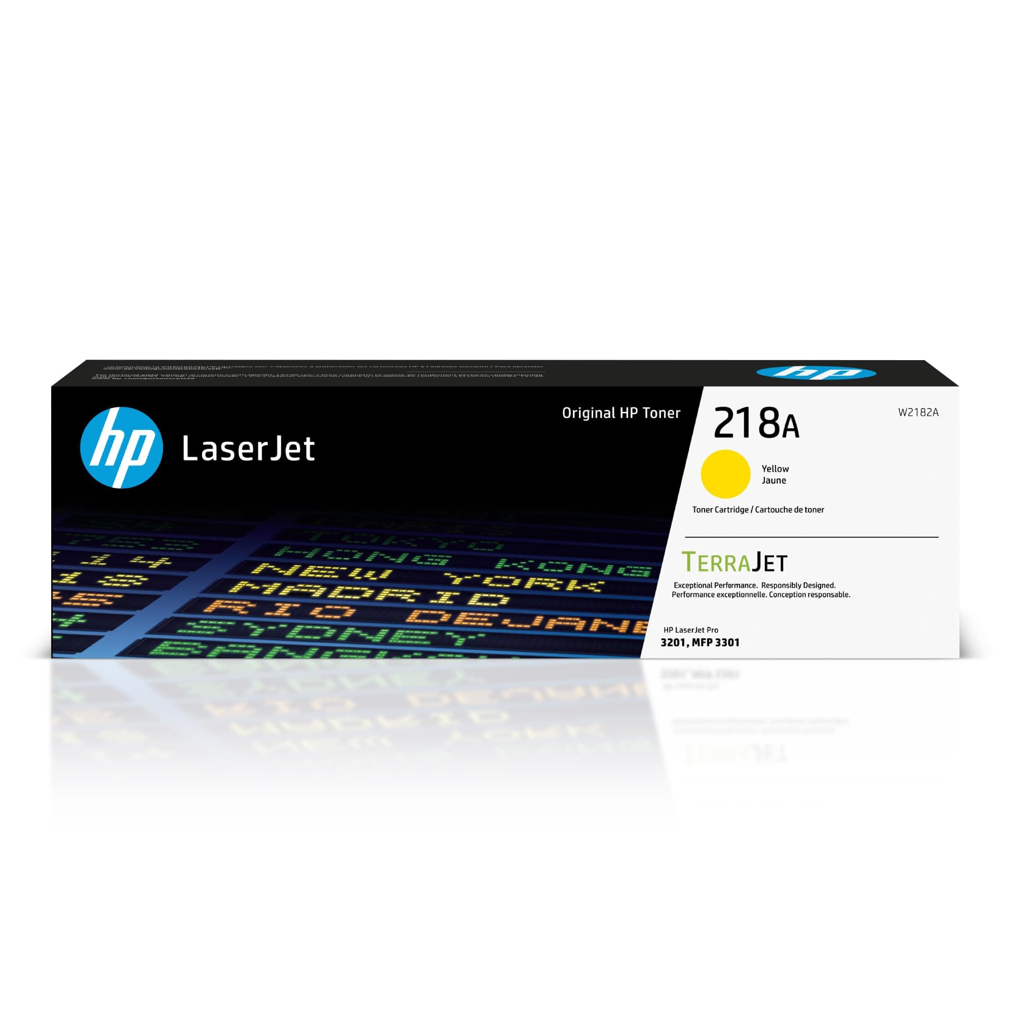 HP 218A Yellow Toner Cartridge | Works with Color LaserJet Pro 3201, MFP 3301 Series | W2182A