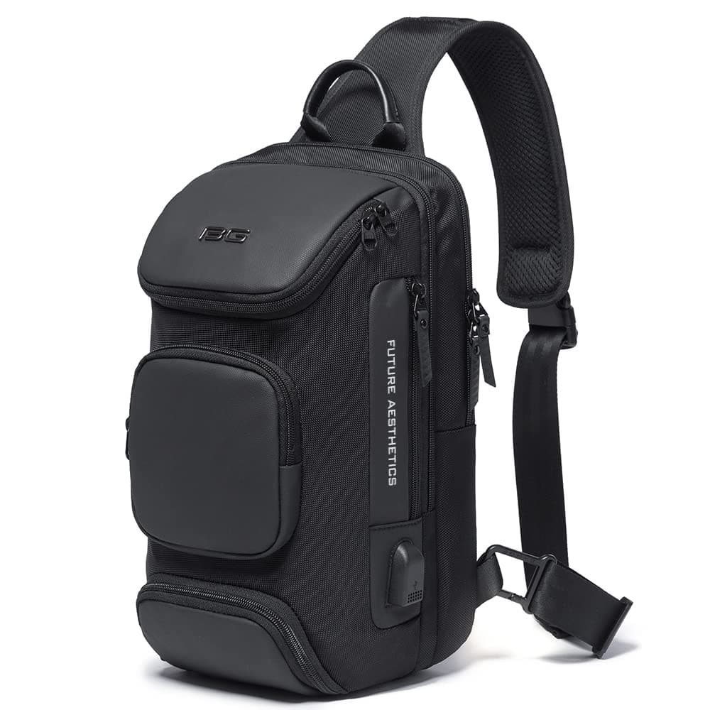 Sling Bag, Waterproof Men's Chest Bag Shoulder bags Crossbody Sling Backpack for Men……