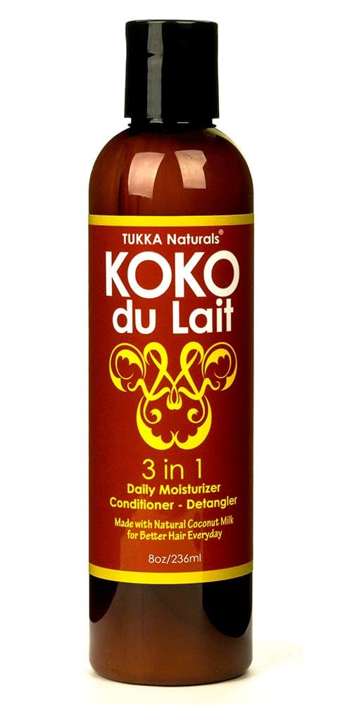KoKo du lait 3 in 1 Moisturizing Detangling Conditioner For Dry, Wavy, Curly, Kinky, Relaxed & Chemically Treated Hair