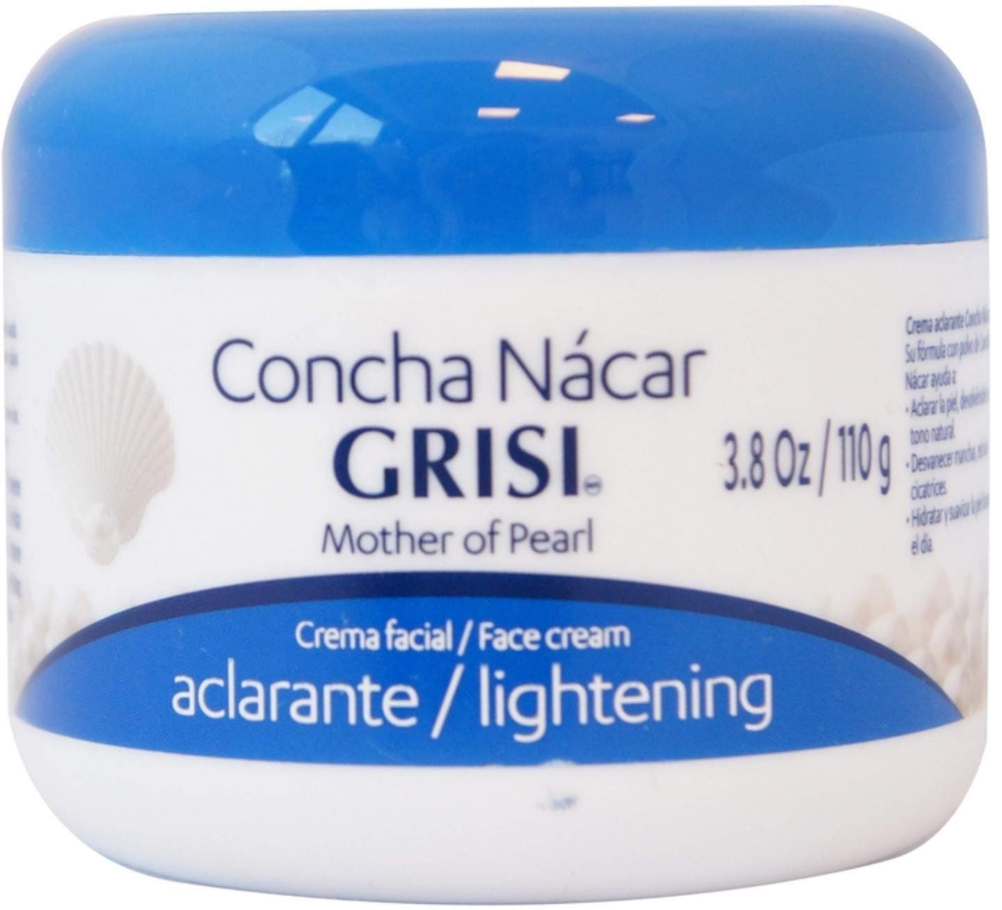 Grisi Mother of Pearl Concha Nacar Lightening 3.8 Ounces