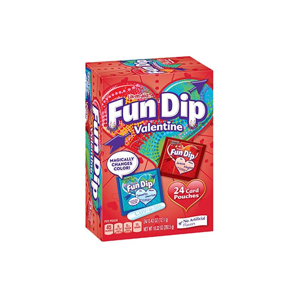 Fun Dip Valentine Candy and Card Kit, 10.32 Ounce