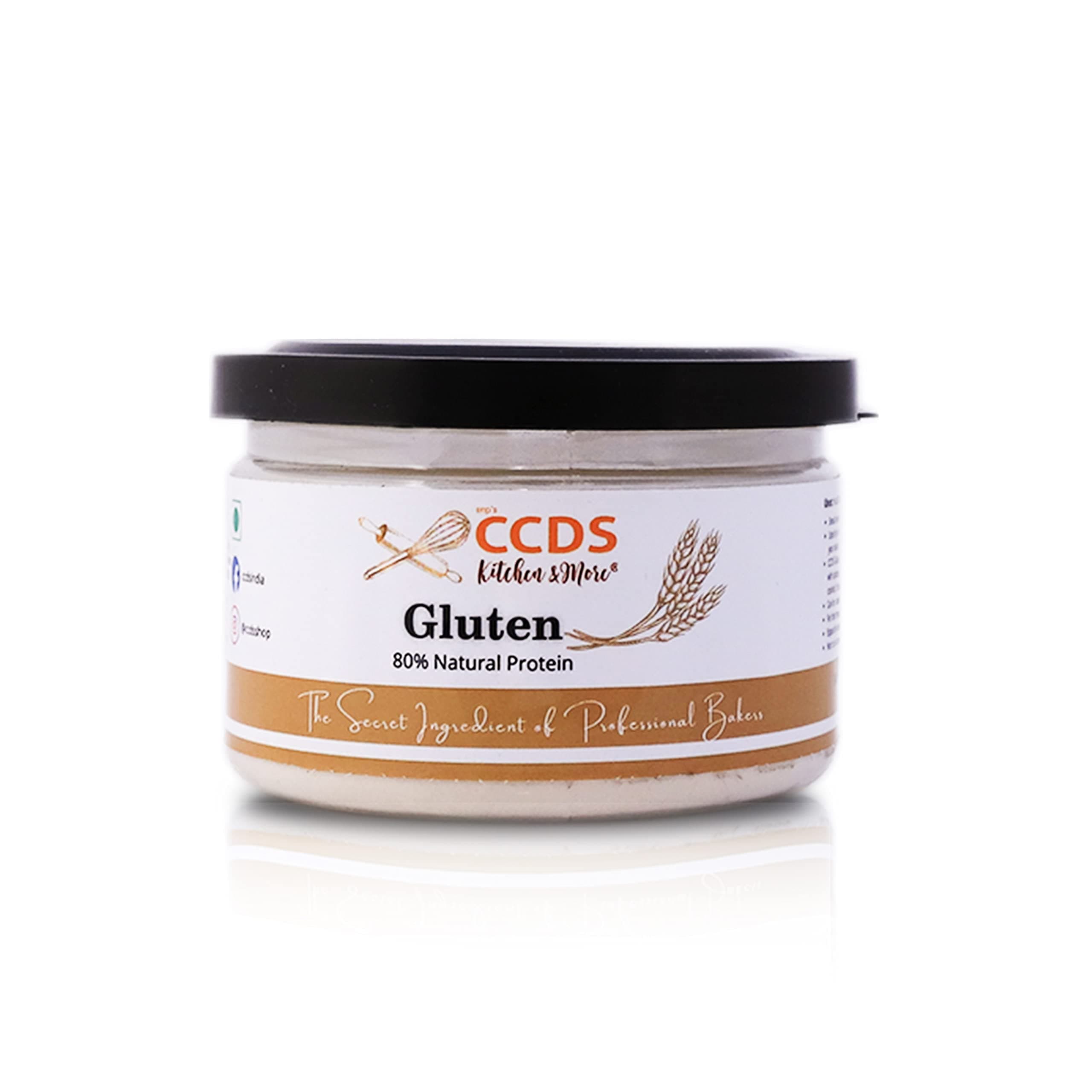 CCDS Vital Wheat Gluten - The Secret Ingredient of Professional Bakers, 125 GMS