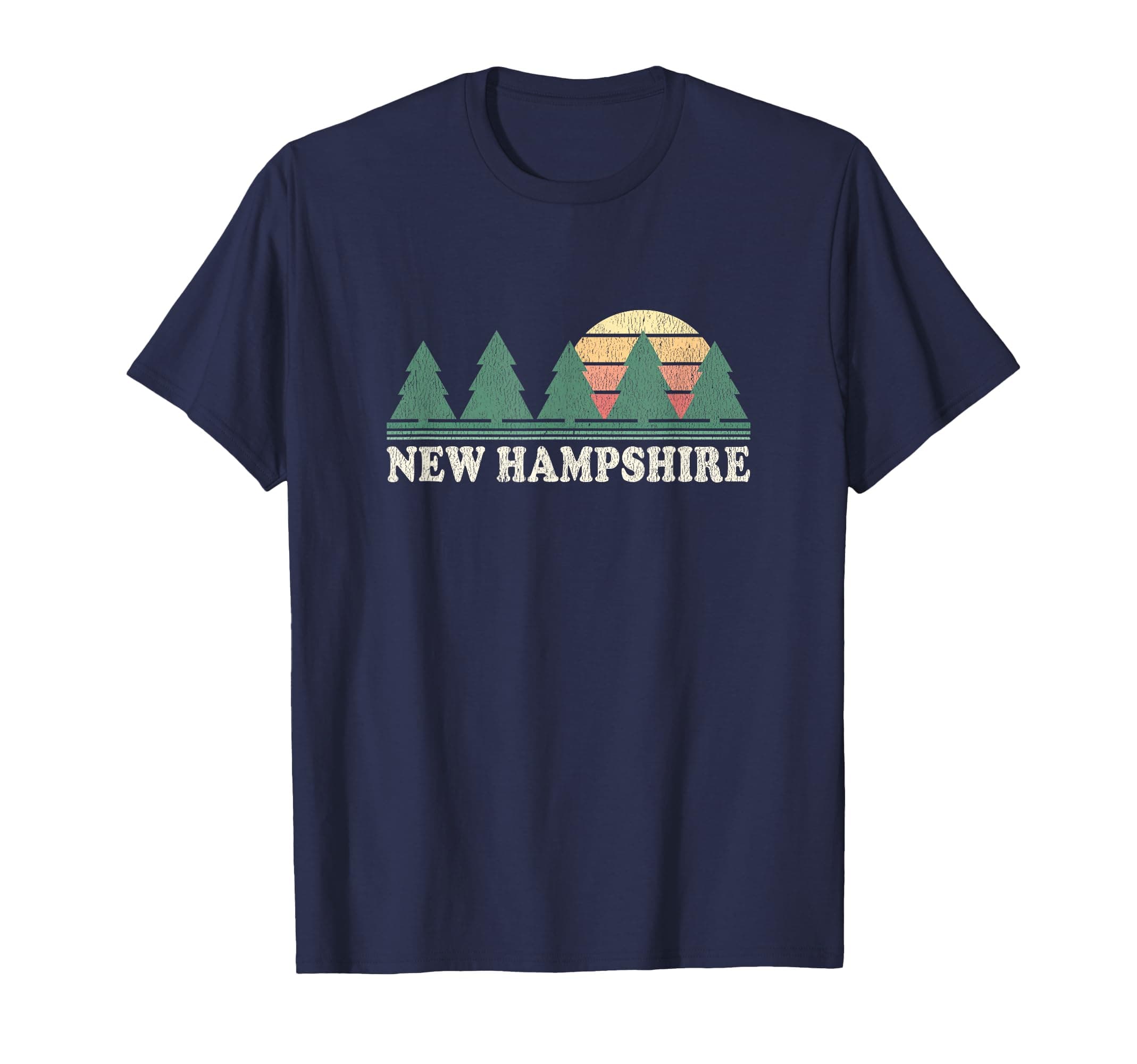New Hampshire NH T-Shirt Vintage Retro 70s Graphic Tee T-Shirt