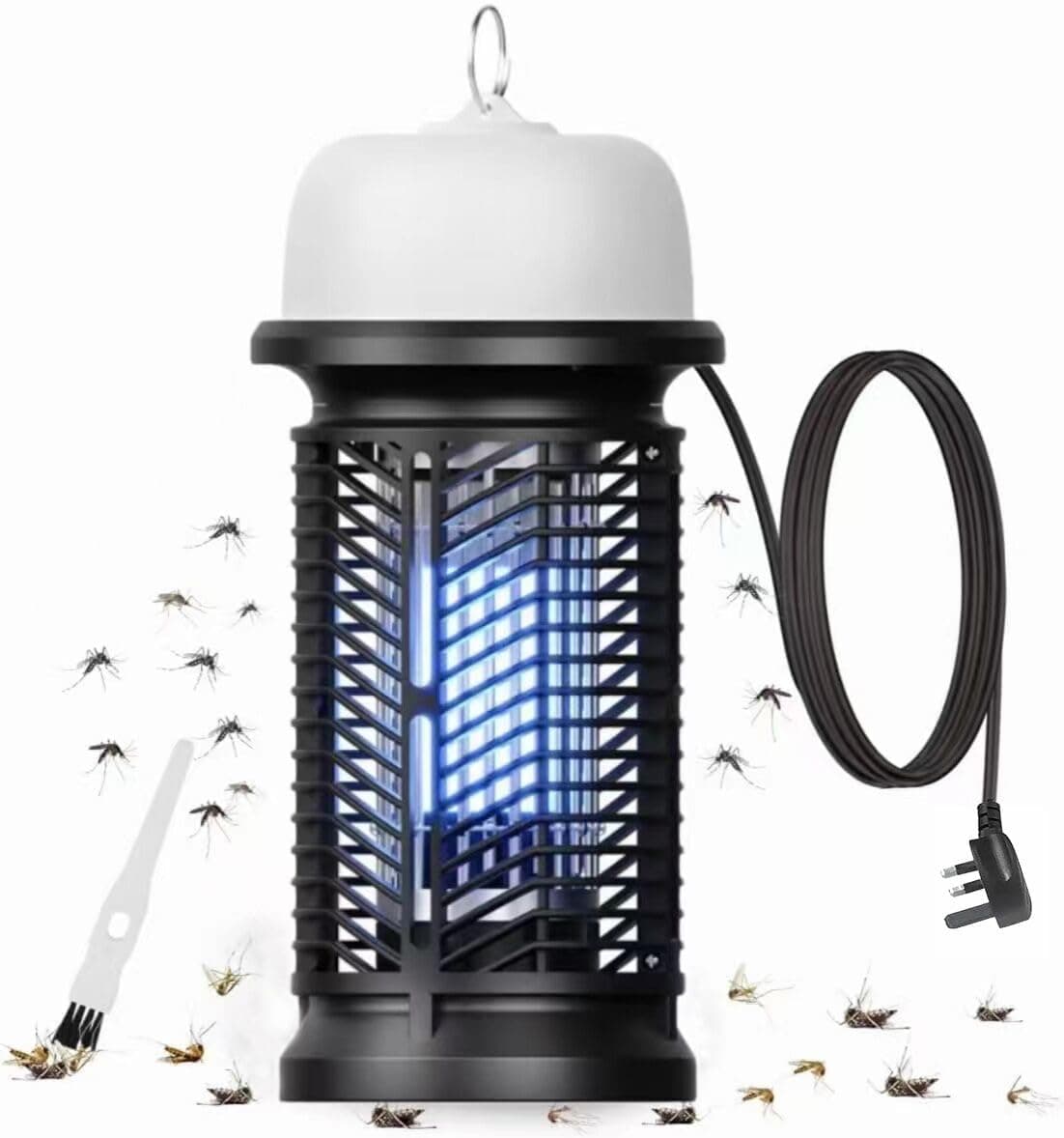 Bug Zapper for Indoor Outdoor，Bug Zapper with LED Light Outdoor,4200V/20W High Powered UV Light Mosquito Zapper Killer,Waterproof Mosquito Trap，for Home, Patio, Backyard, Camping
