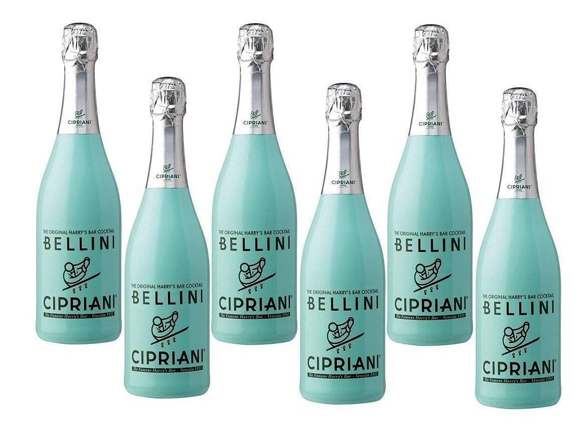 BELLINI THE ORIGINAL HARRY'S BAR COCKTAIL 75CL 6 BOTTLES