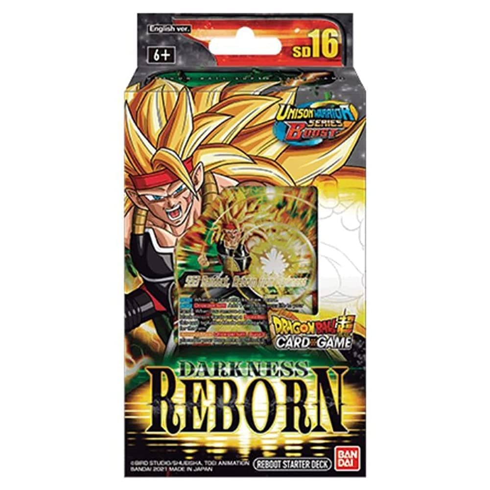 Dragon Ball Super DBZ Unison Warrior Series 5 Reboot [SD16] Darkness Reborn Starter Deck - 51 Cards