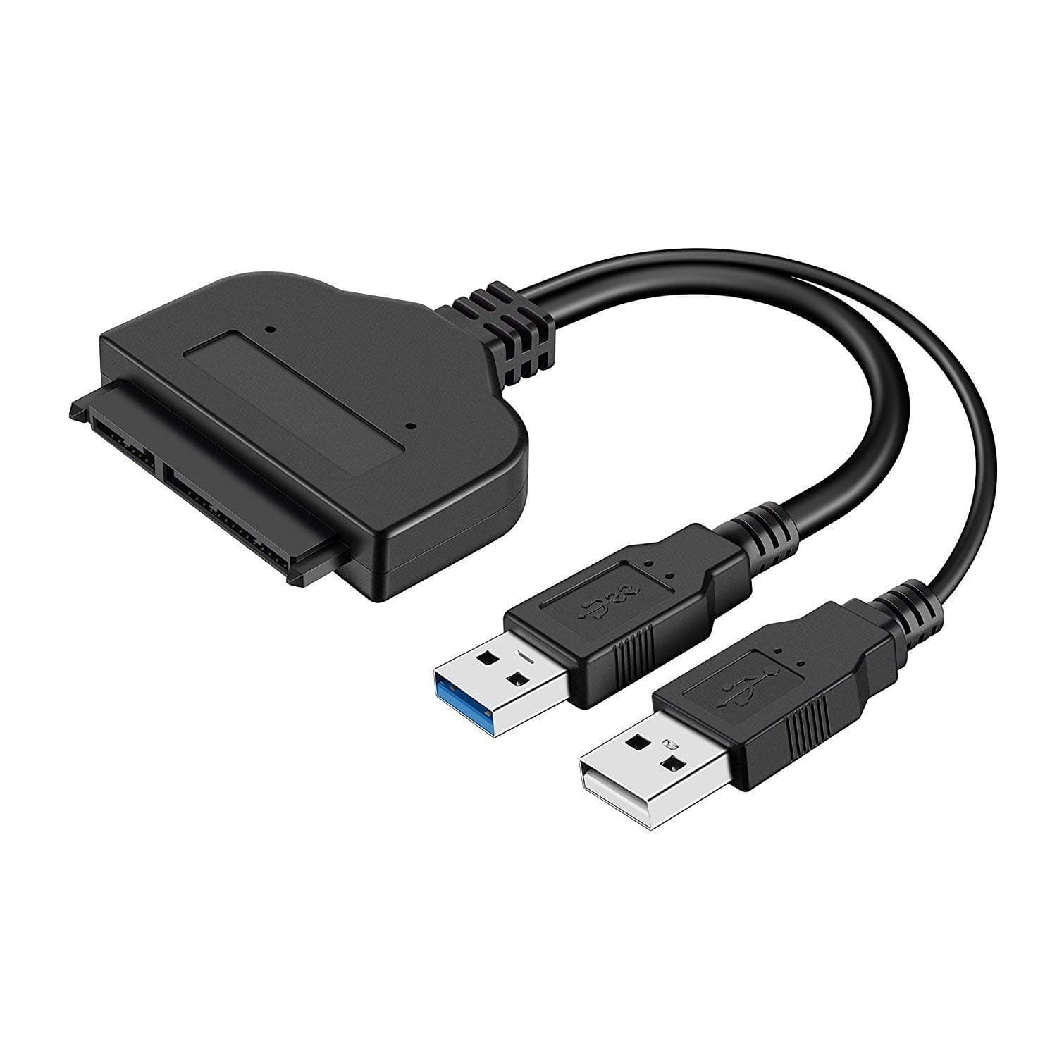EkoBuyUSB 3.0 to 2.5 inch SATA III Hard Drive/SSD Adapter with SSD Optimized UASP Support Cable Backward USB 2.0 USB 3.0 Compatible with Windows 10/8/7, Mac OS, Linux