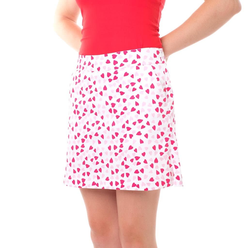 Ladies Skort- stretch blend fabric for breathable comfort and slimming fit