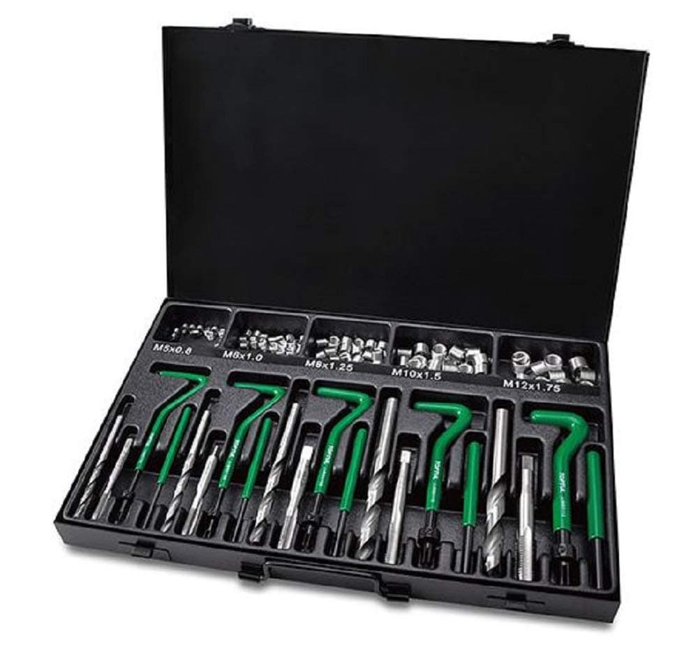 Toptul 130 Pieces Professional Threaded Coil-Insert Repair Kit
