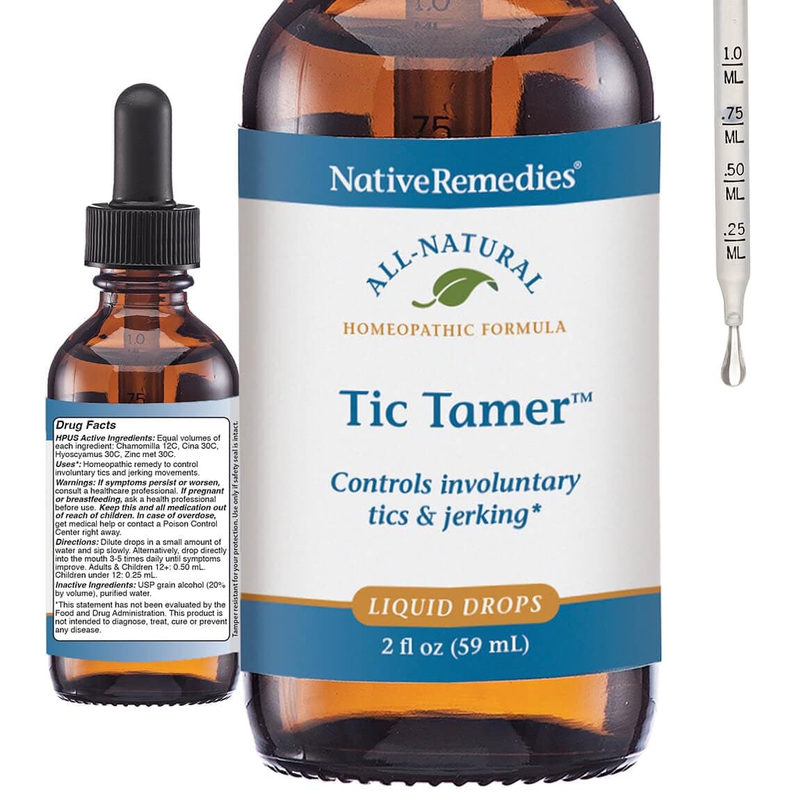 Native Remedies Tic Tamer, 2 fl oz Bottle