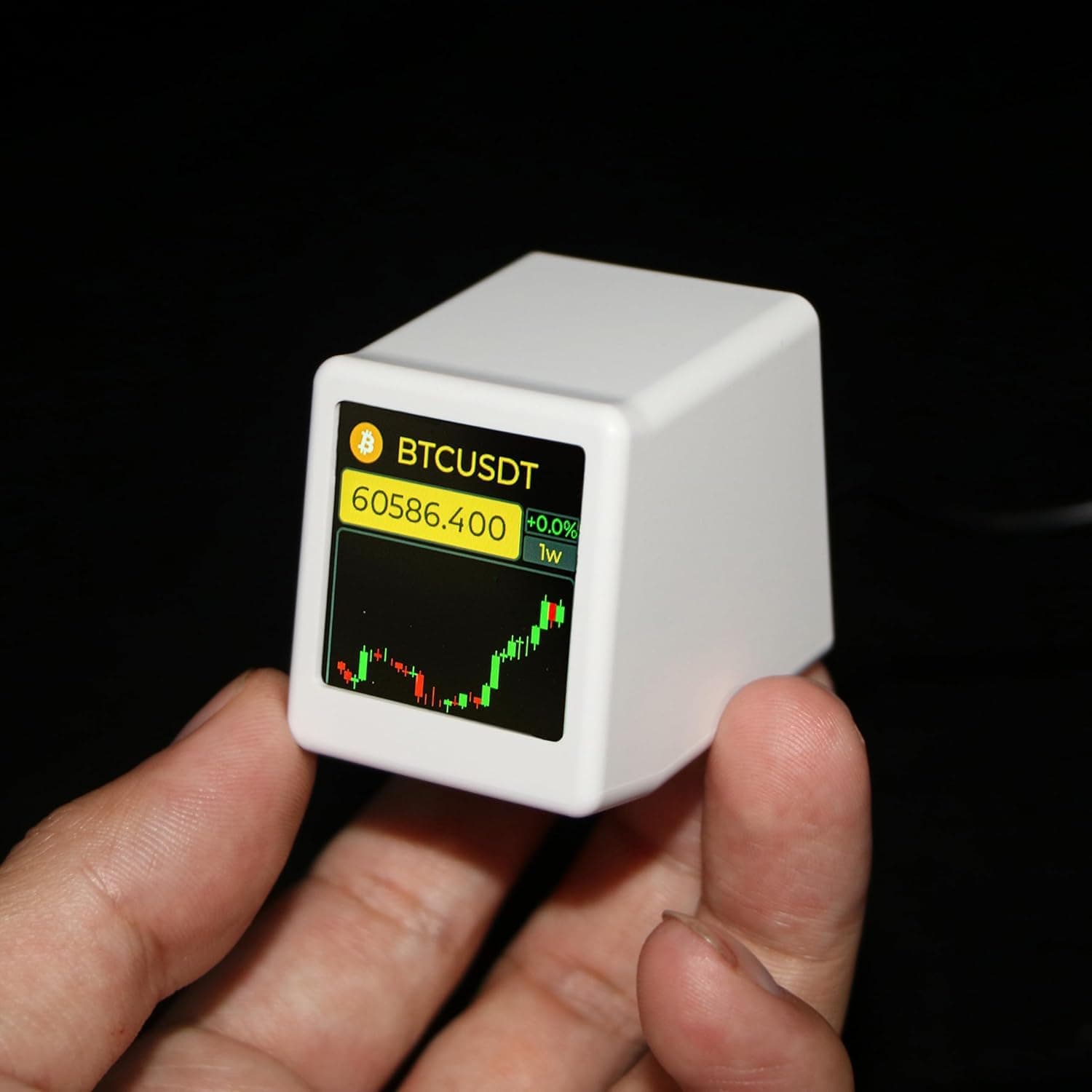 Bitcoin Ticker, Stock Ticker Display Bitcoin Price Monitor Weather Monitor Wi-Fi Ticker Temperature Display Humidity Monitor Photo Slideshow Digital Ticker Picture Frame Display Smart Stock Ticker