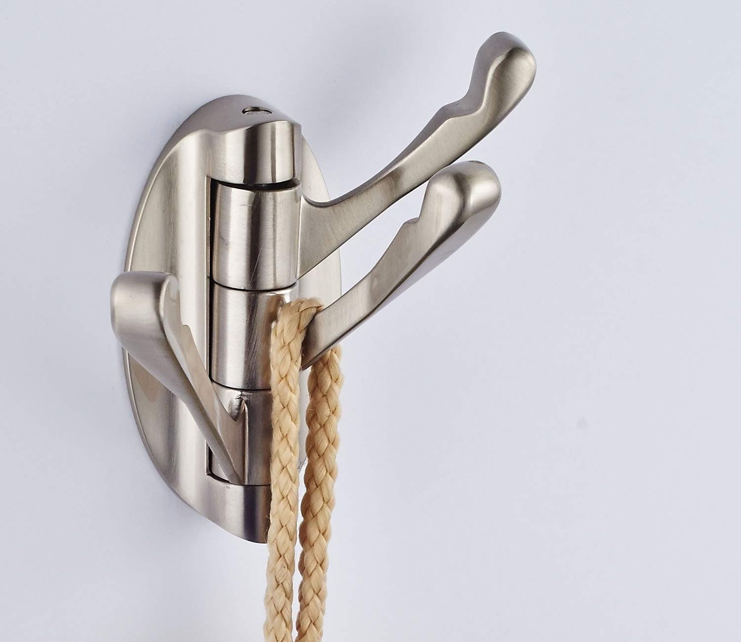 Self Adhesive Hooks,Adhesive Hooks Towel Hooks Stainless Steel Hanger for Kitchen Bathrooms Lavatory Closets (B1)