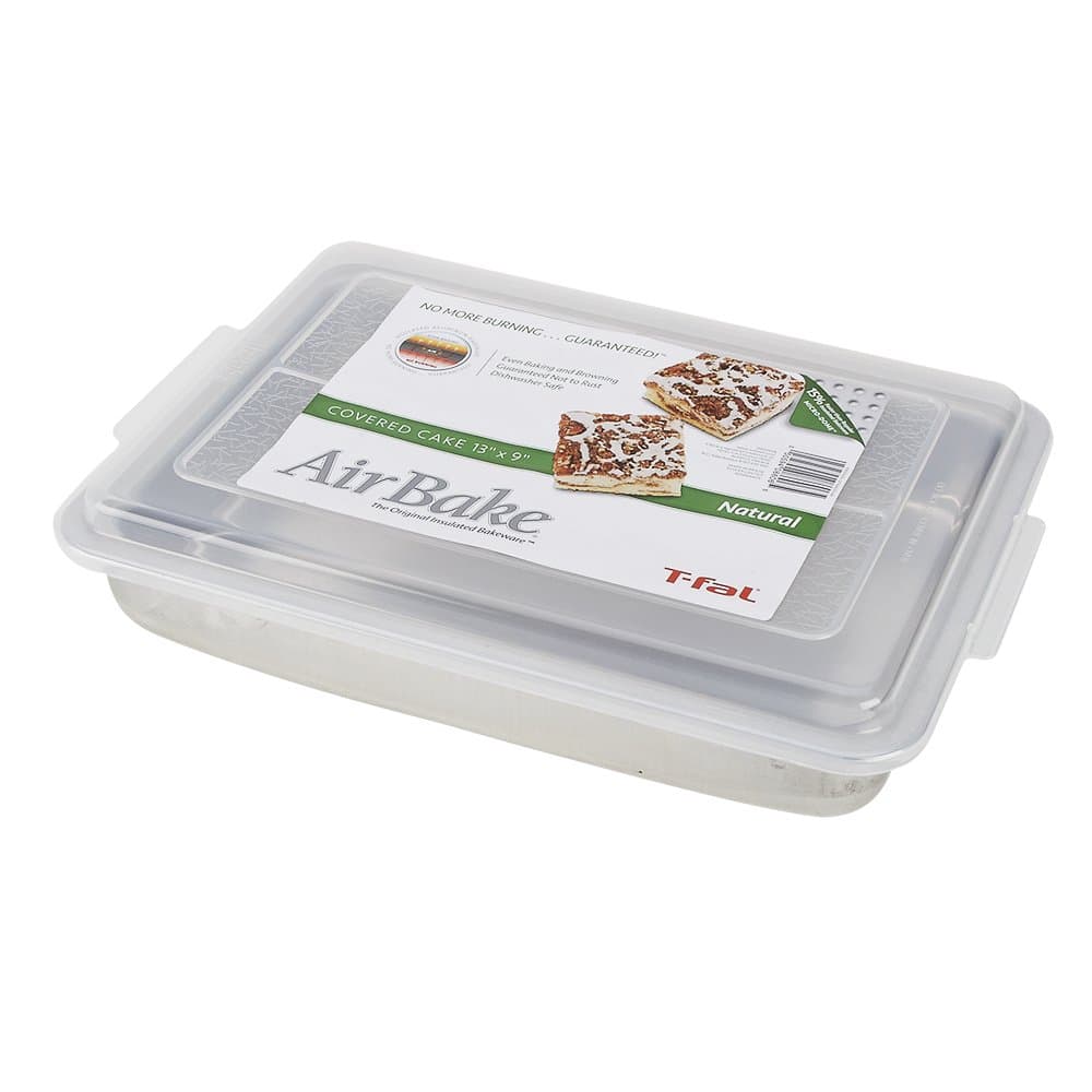 Natural Cake Pan with Cover, 13 x 9 in