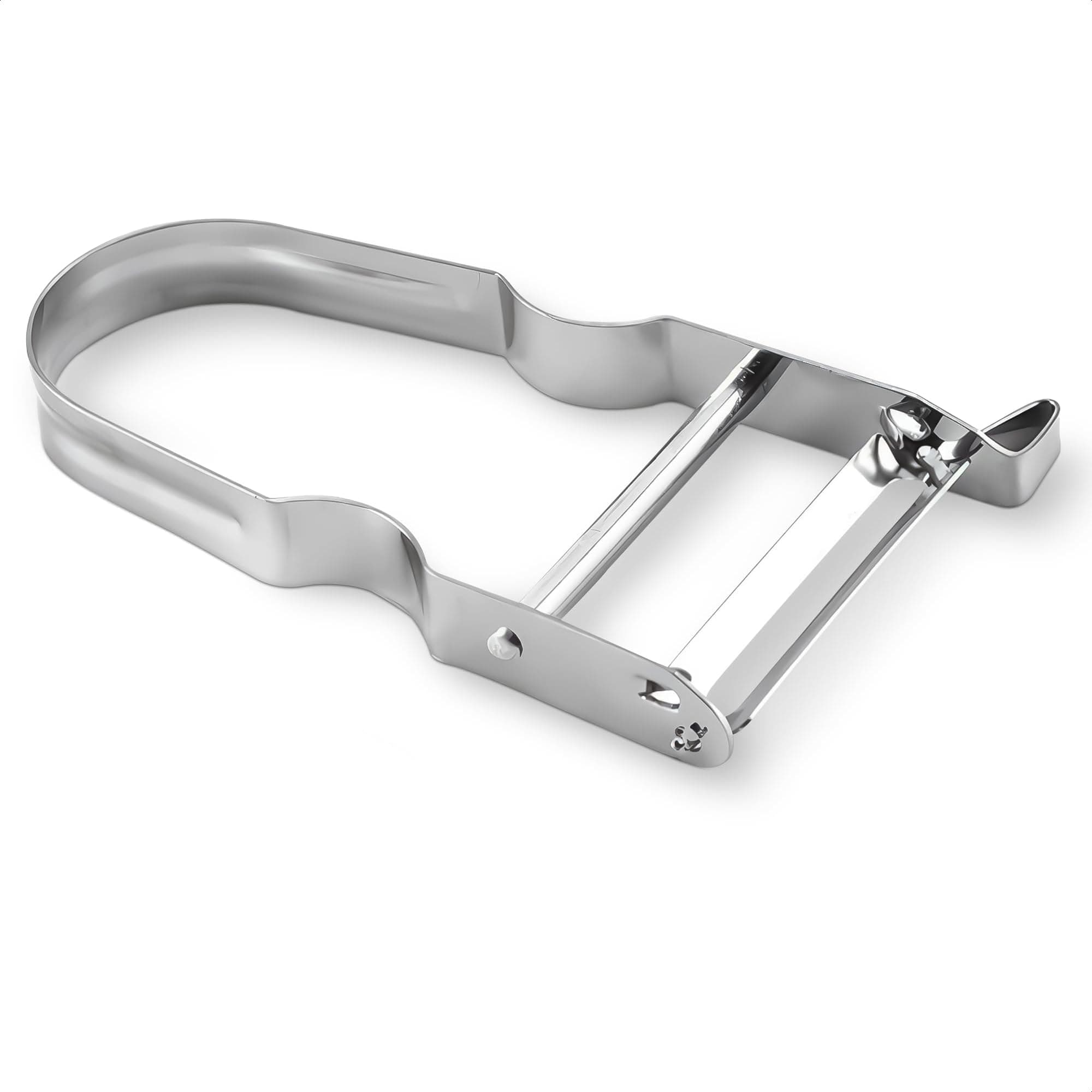 Vegetable Peeler – Multifunctional Stainless Steel Potato Peeler, Durable & Corrosion Resistant, Ergonomic Handle for Easy Use, Potato Peelers for Vegetables, Dishwasher Safe - 4.45"L x 2.64"W
