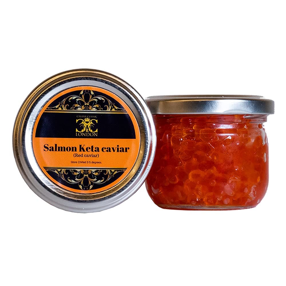 2 x 50 gr. Wild Keta Salmon Caviar. 50/100/200 gr. (100 Gram)