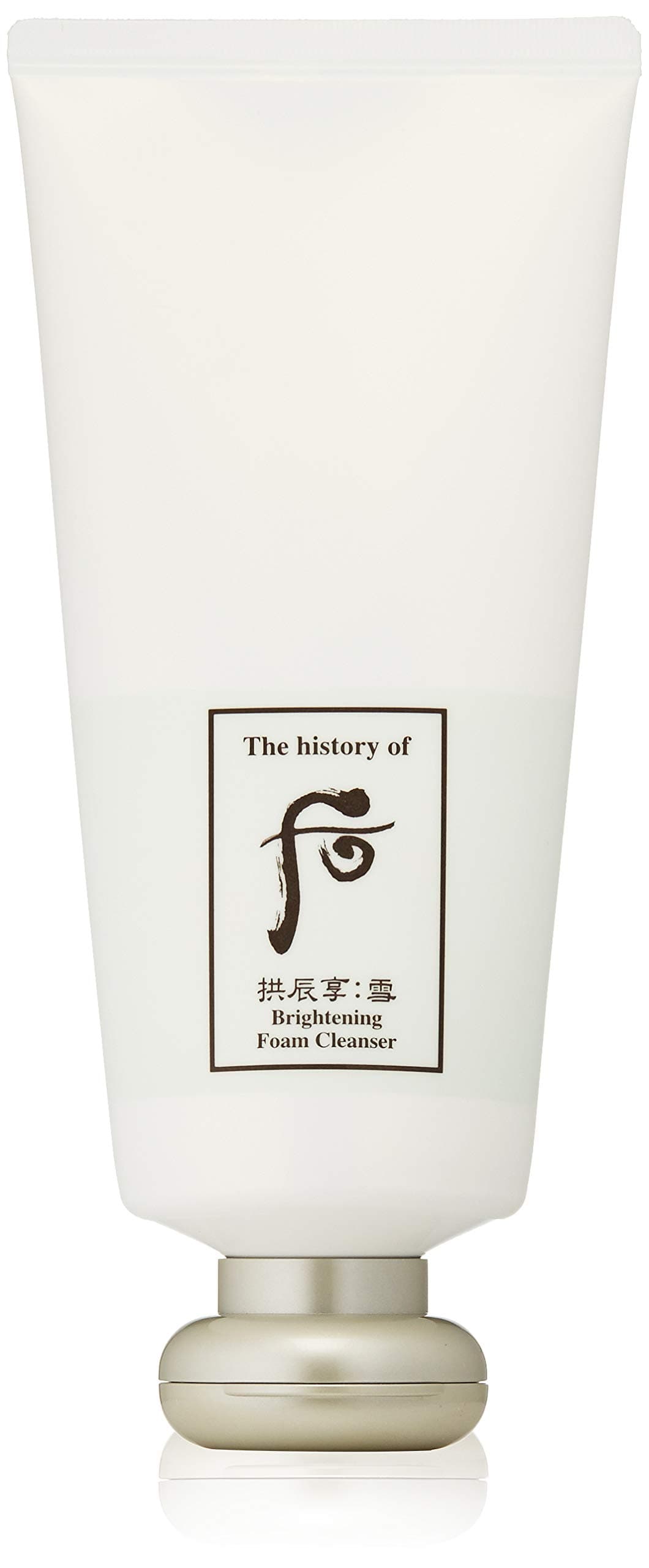 THE HISTORY OF WHOO Gongjinhyang Seol Radiant Brightening Cleansing Foam, 6.1 Fl Oz