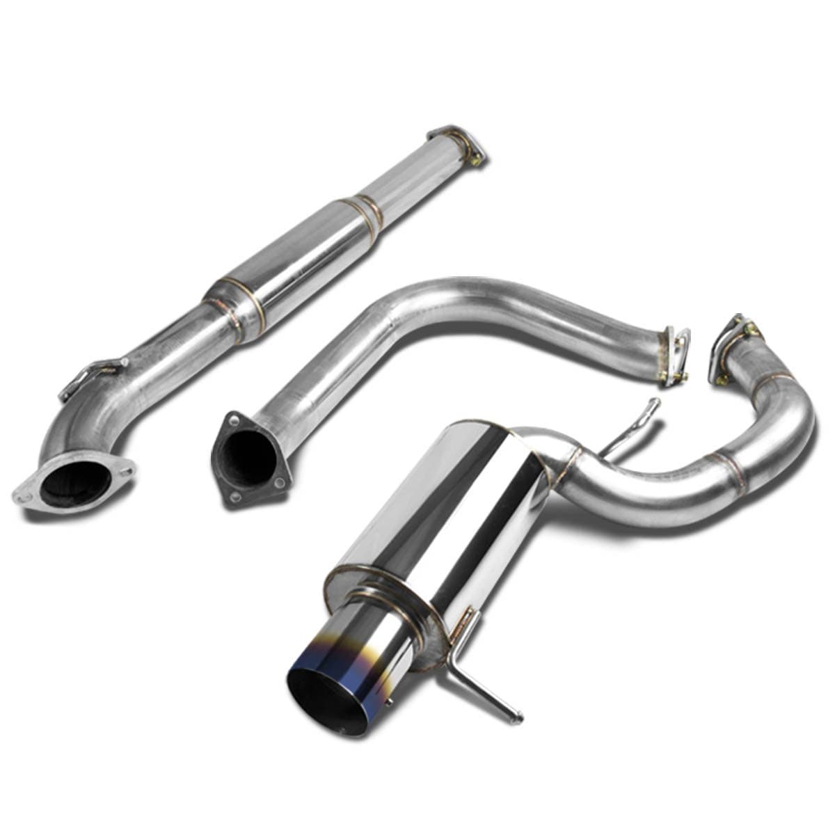 CBE-ME00V6-BT Stainless Steel Muffler CatBack Exhaust System [Compatible with 00-05 Mitsubishi Eclipse V6]