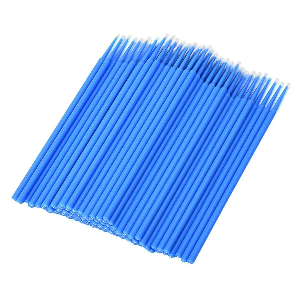 Seeyo 100PCS Cotton Swab Microblading Micro Brushes Applicator Accessories for Makeup Eyelash Extension
