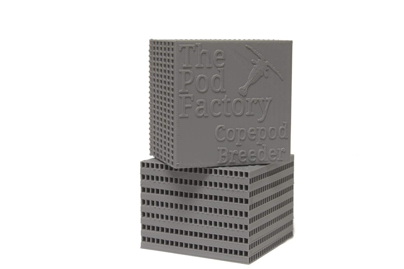 The Pod Factory - Copepod Hotel Motel, 3D Printed (Silver)