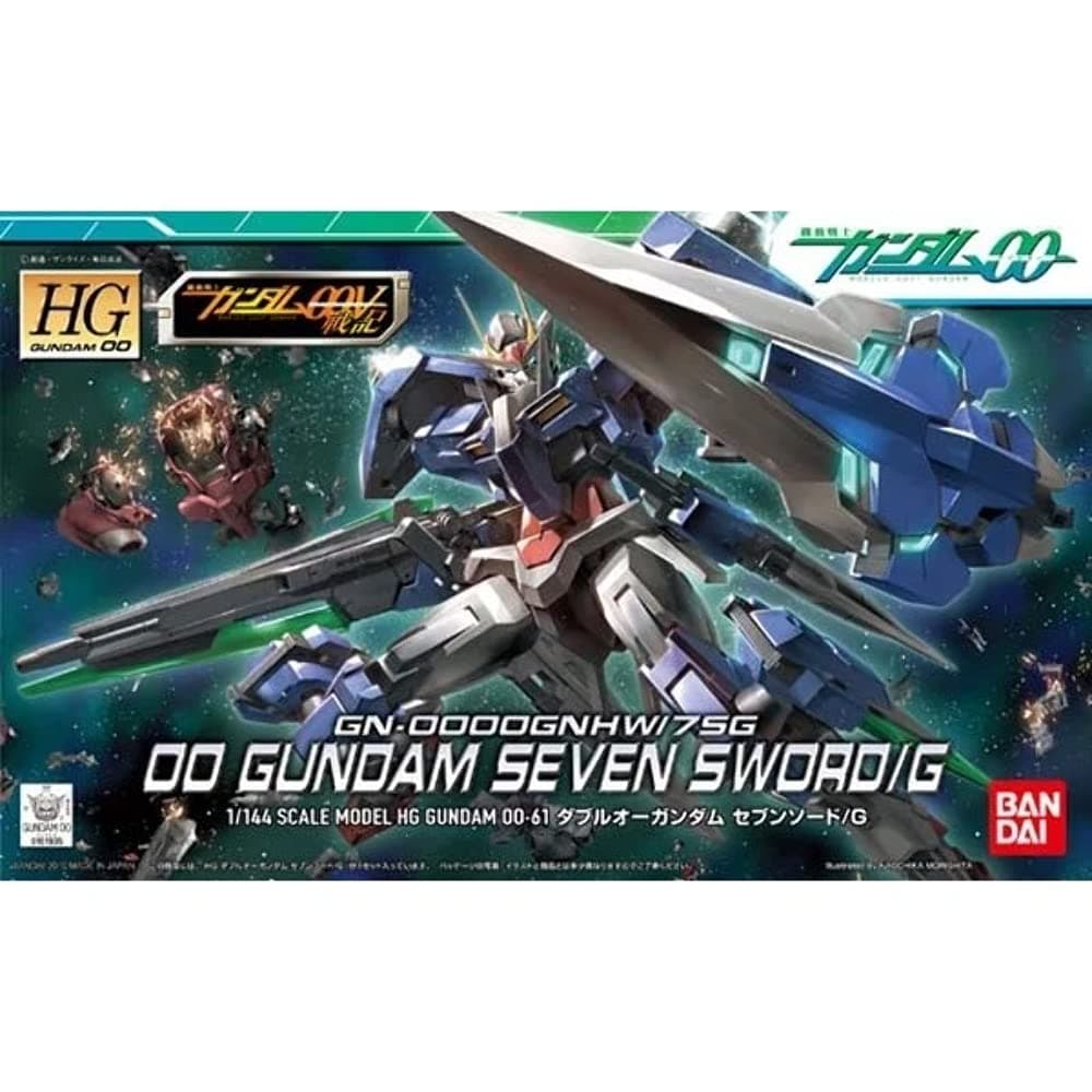 BANDAI SPIRITS Gundam - HG 1/44 OO Gundam Seven Sword/G - Model Kit - 13 cm