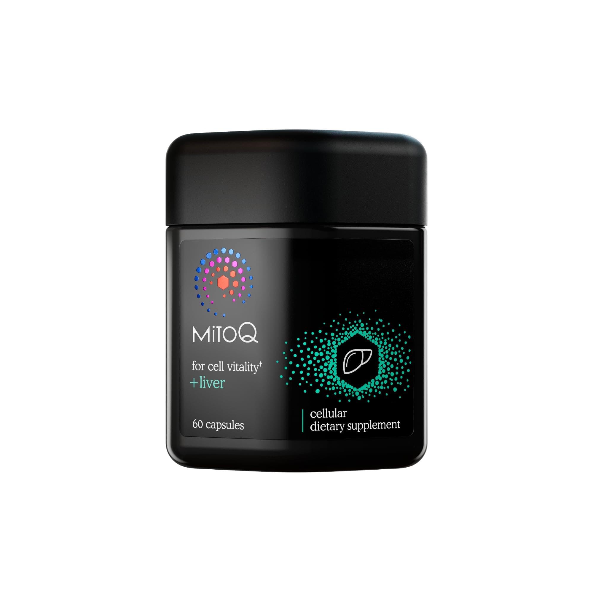 MitoQ +Liver – Advanced Liver Supplement with Highly Bioavailable Milk Thistle, Choline, Selenium Mitoquinol – Supports Metabolism, Body’s Natural Detoxification & Liver Health – 60 Capsules