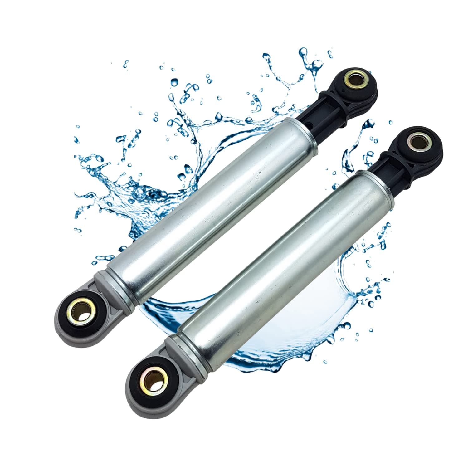 Lichtblau 2 x Shock Absorber Vibration Absorber for Miele Washing Machines 8 mm 120N Bore Suitable for Part No. 4500826 Vibration Damper Shock Absorber Replacement Parts Accessories