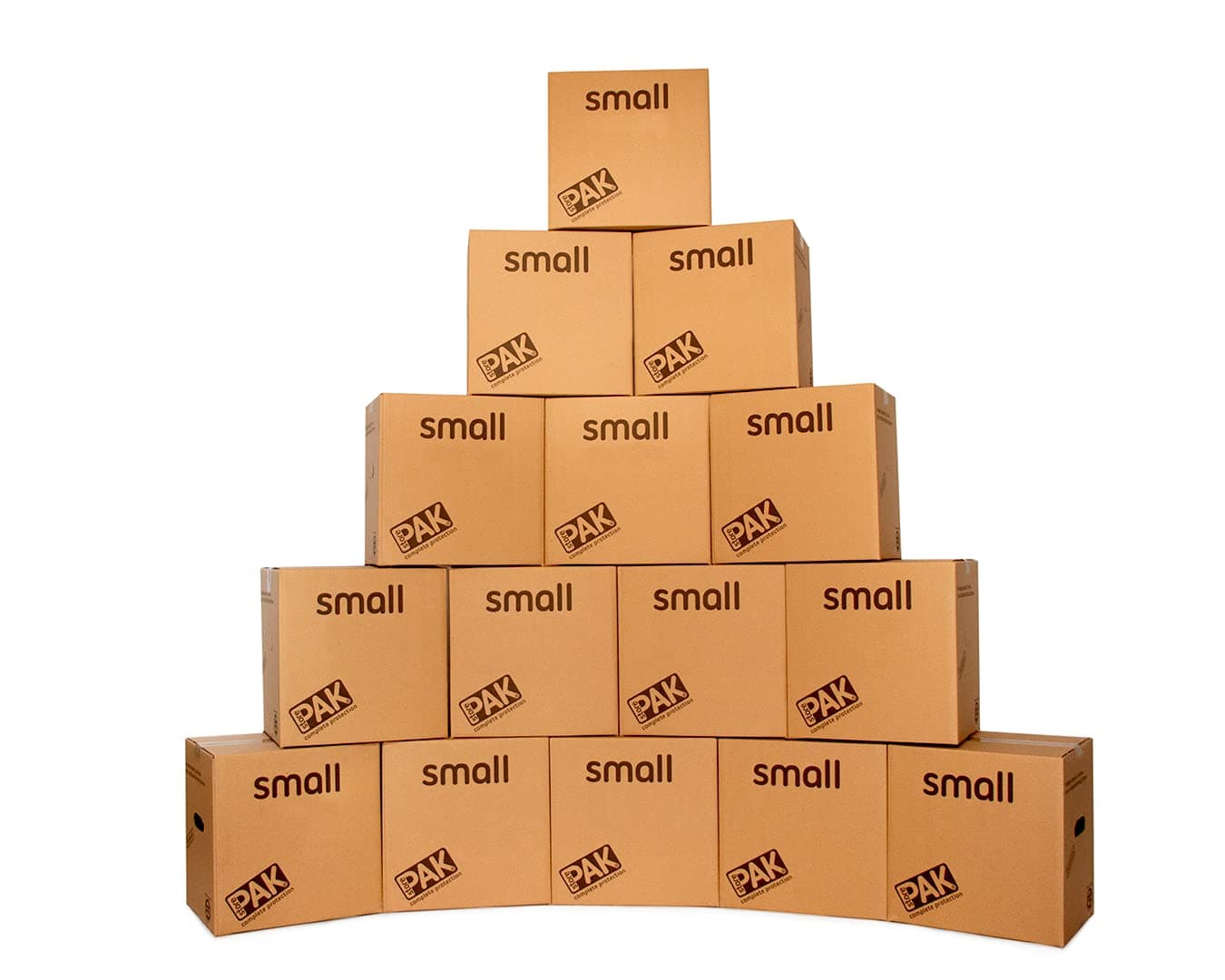 StorePAK 15 Strong Cardboard Boxes with Carry Handles - 31 Litres