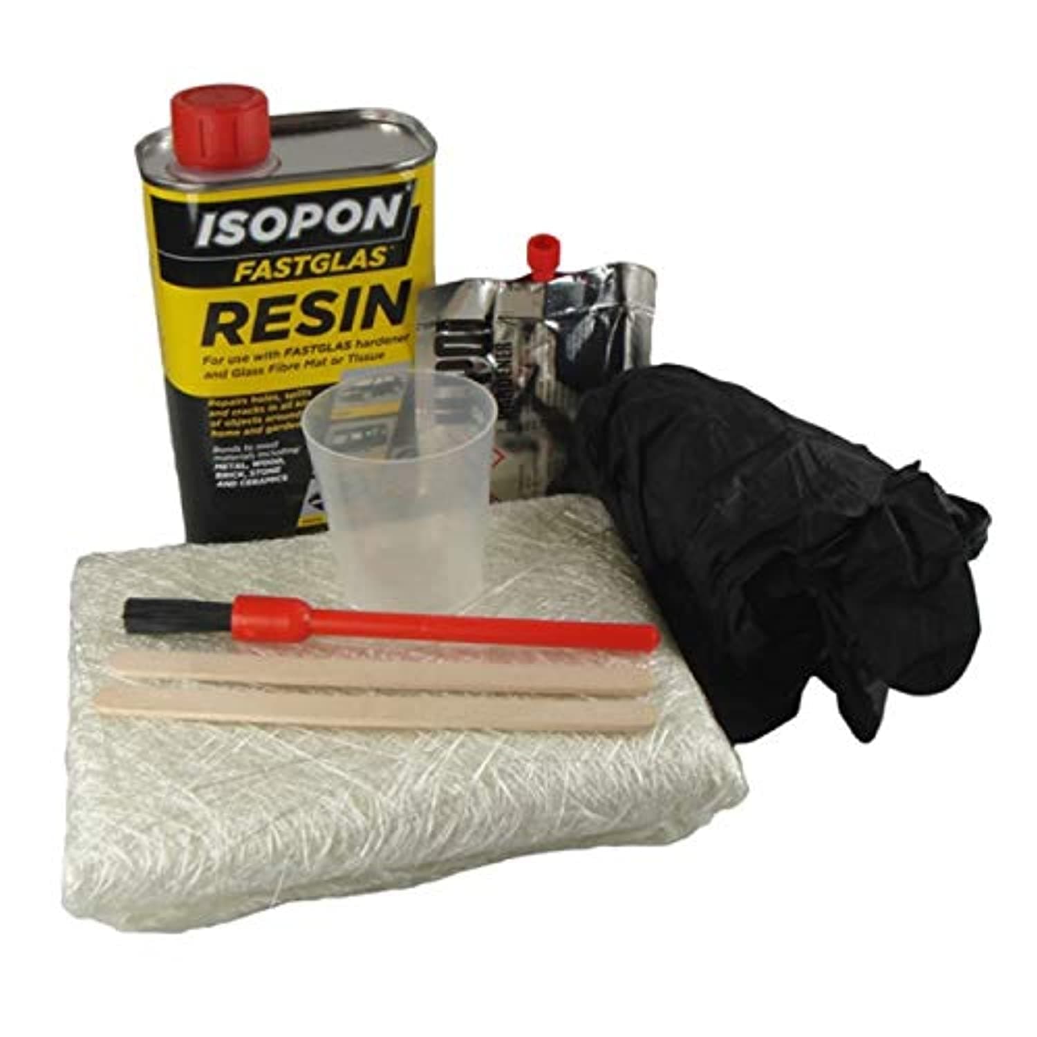 ISOPON Fiber Glass Repair Kit 0.25M Squire Fastglass Uk