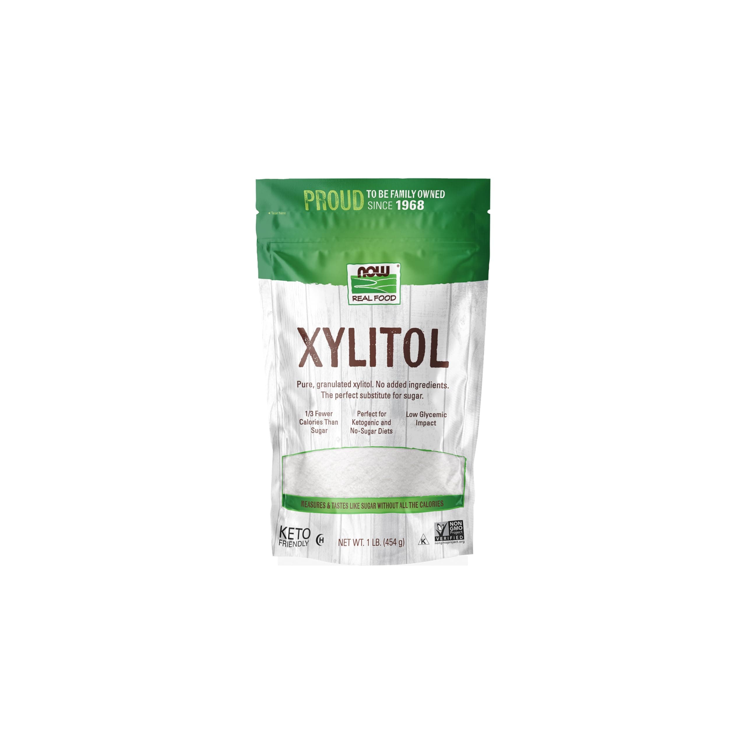 Foods, Xylitol, Pure with No Added Ingredients, Keto-Friendly, Low Glycemic Impact, Low Calorie, 1-Pound