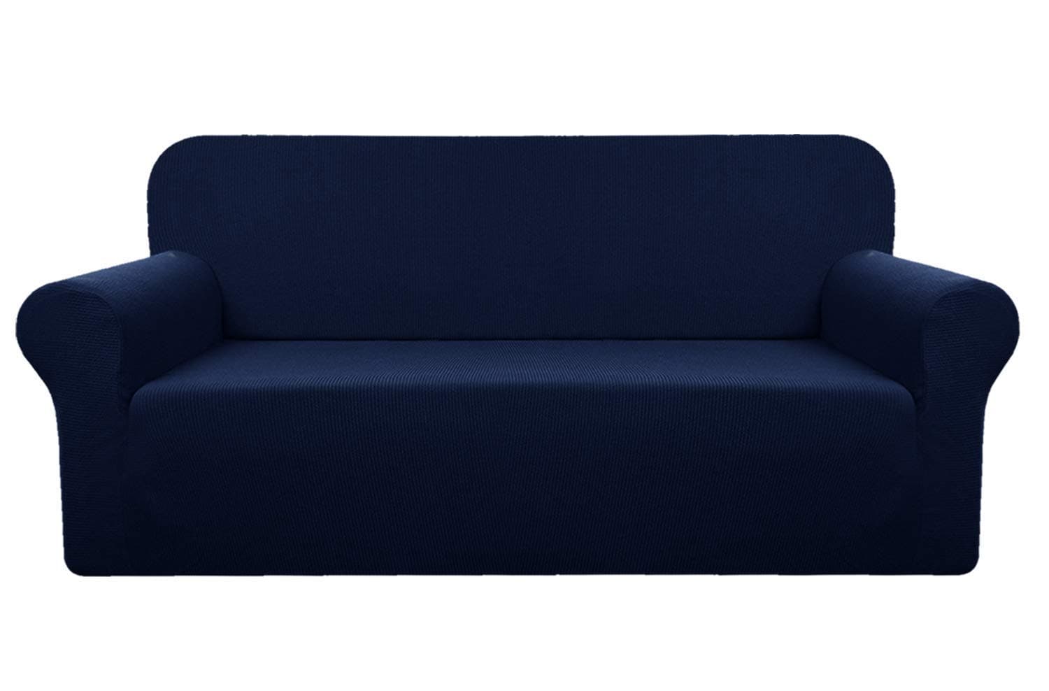 YUUHUM Stripes Sofa Covers, Super Stretch Couch Covers 3 Cushion Couch Sofa Slipcovers Pet Furniture Covers Dog Couch Protectors (Sofa, Stripes Navy Blue)