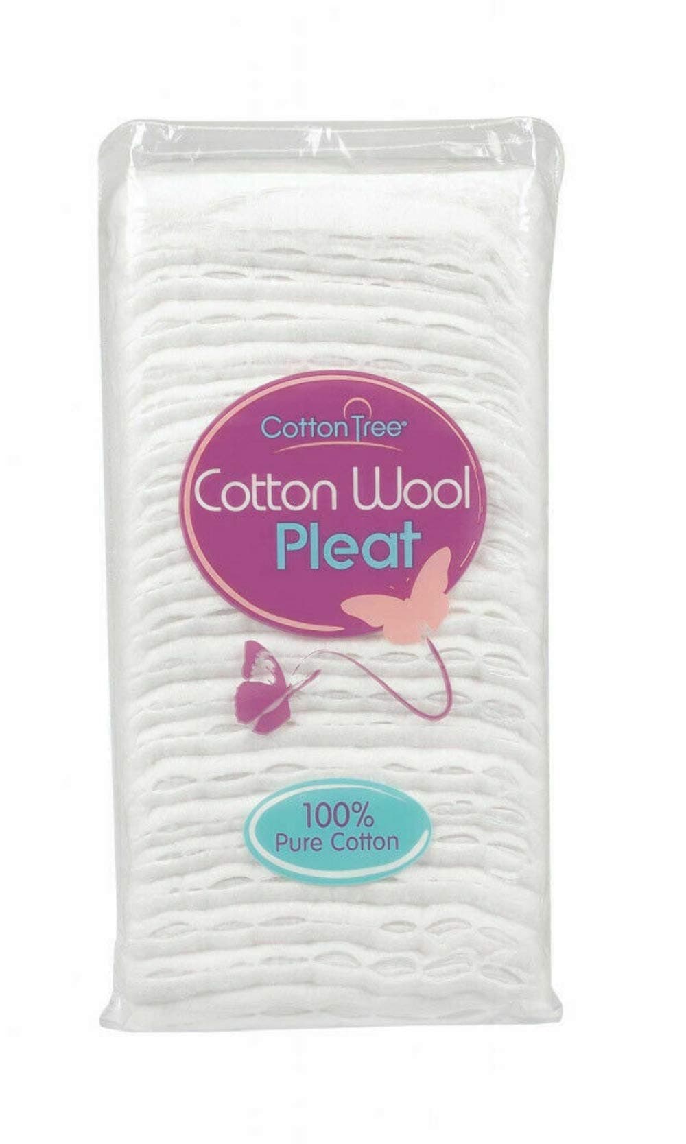 151COTTON TREE® 100% PURE COTTON, SUPER SOFT COTTON WOOL PLEAT