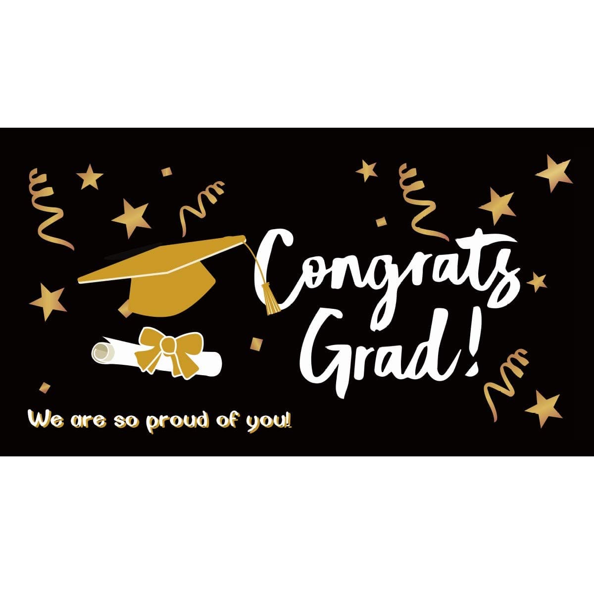 Graduation Banner 2022– Graduation Party Supplies 2022 - Extra Large 71” x 40” – 2022 Congrats Grad Decorations & Supplies