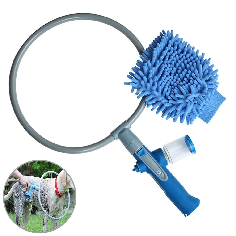 Woof Washer 360 pet dog Gently clean canine coats with ring-shaped
