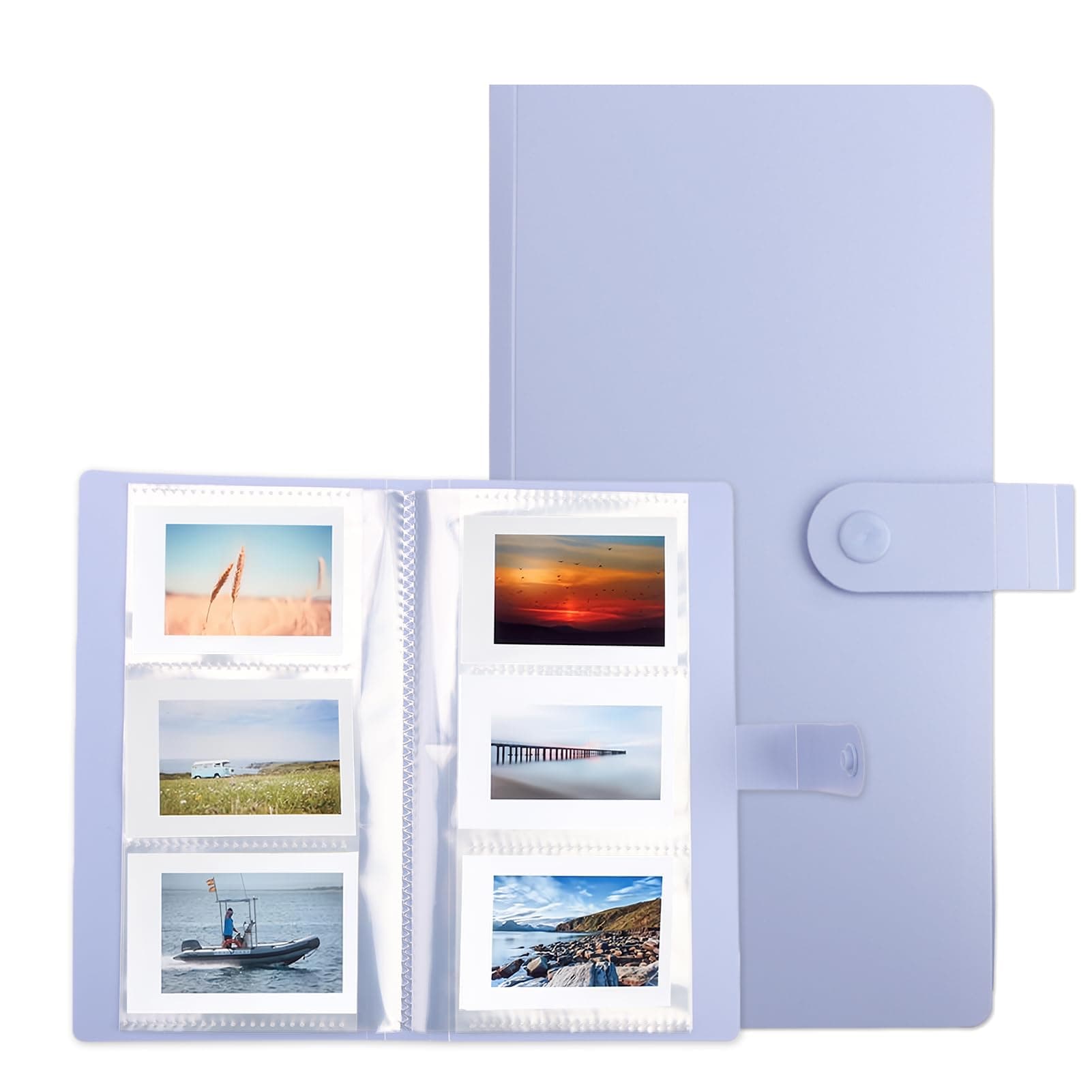 120 Pockets Mini Album 3 Inch Photo AlbumCompatible with Fujifilm Instax Mini film forInstax Mini 12/11/7+/9/Evo/40/99/Liplay, 2x3"Photo Album for Canon ivy 2 Kpop Photocard Small Travel Photo Album