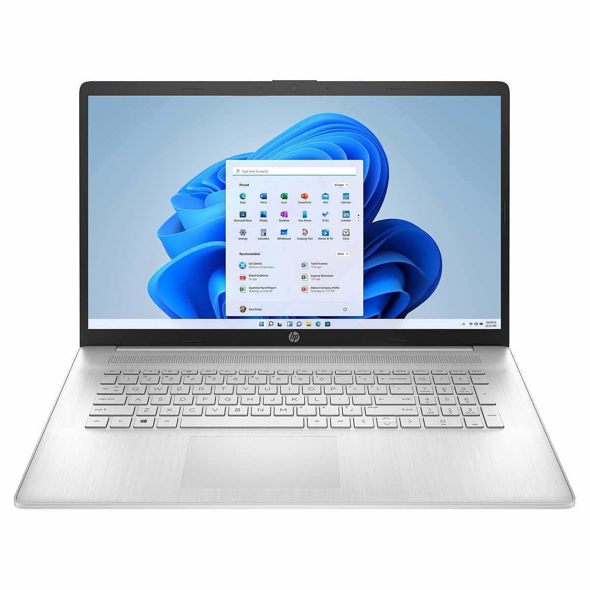 HP 2023 Newest 17.3 HD+ Touchscreen Laptop Intel 4-Core i7-1165G7 Intel Iris Xe Graphics 32GB RAM DDR4 1TB NVMe SSD HDMI WiFi AX BT5.0 USB-C Backlit Keyboard Webcam Windows 11 Pro w/RE Accessories