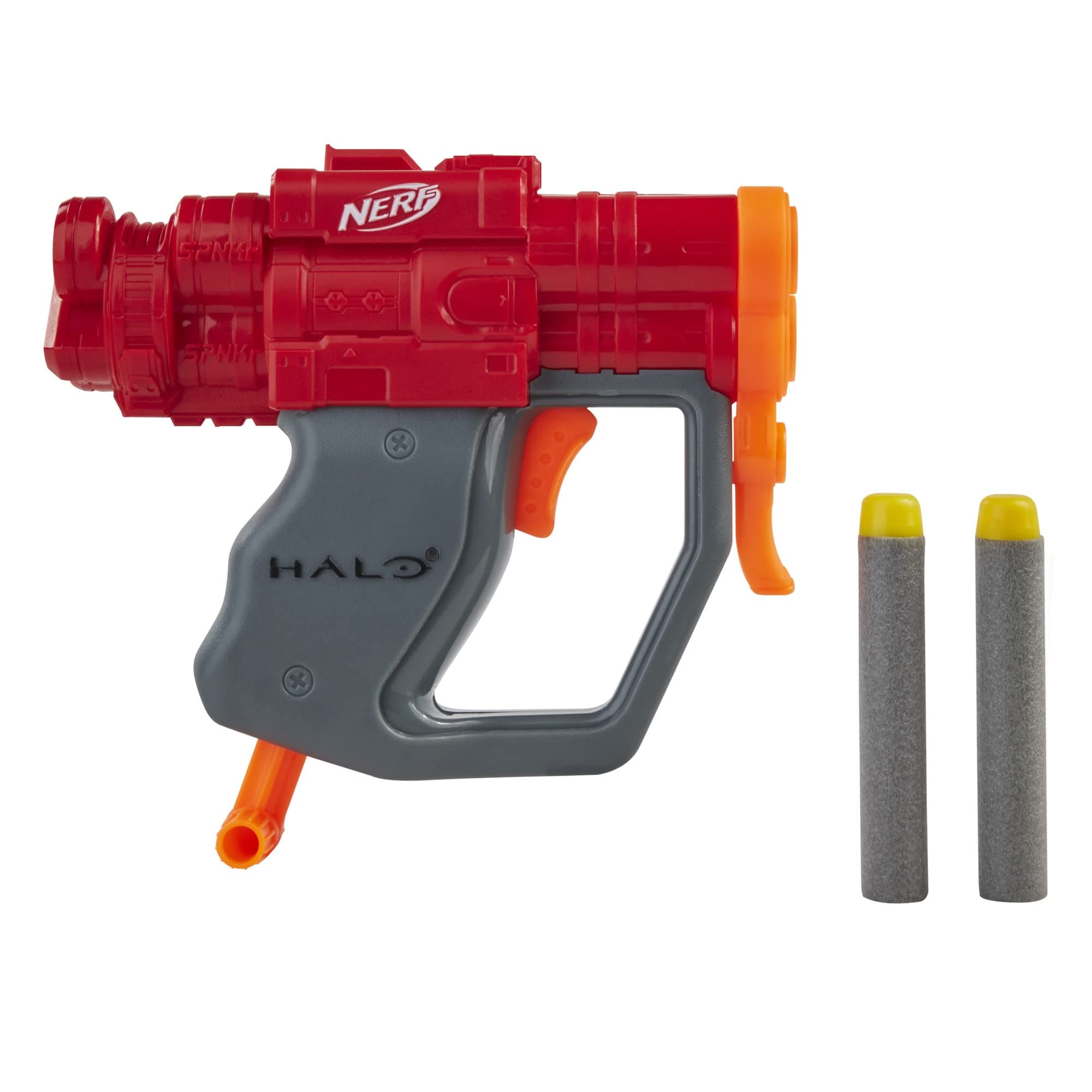 Microshots Halo SPNKR, Mini Dart-Firing Blaster and 2 Darts, Collectible Blaster for Halo Video Game Fans and Battlers, Multicolor